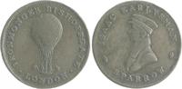 Luftfahrt - Ballon Bronzemedaille a. Isaac Earlysman "Sparrow" -