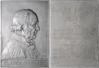 Medicina in nummis Aluminium-Plakette Zum 100. Geburtstag von Claude Bernard (1813-1878) -