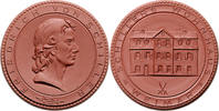 Personen Porzellanmedaille, braun Friedrich v. Schiller 1759-1805 / Schillers Wohnhaus -
