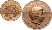 Personen Lot von 2 Stücken: Bronzemedaillen Wolfgang Amadeus Mozart 1756-1791 -