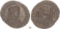 Roman Empire Follis Crispus as Caesar, Two victories holding shield, two captives in exergue, Siscia -