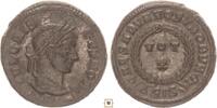 Roman Empire follis Crispus as Caesar, VOT X in wreath, Siscia -