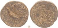 Greek - Sikyonia AE 15mm Chalkon Sikyon, Dove Flying left / Wreath -
