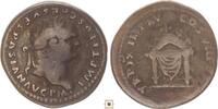 Roman Empire AR denarius Titus, TR P IX IMP XV COS VIII P P, Pulvinar or Jupiter and Juno -