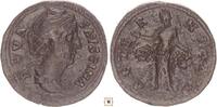 Roman Empire AE sestertius Diva Faustina Senior, AETERNITAS, Aeternitas standing -