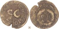 Roman Empire AE sestertius Augustus, P. Licinius Stolo, moneyer 17 BC -