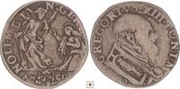 Italy-Papal States testone Gregorio XIII., Ancona, NOU ME TANGERE -