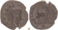 Roman Empire Antoninianus Gallien, DIANAE CONS AVG, Doe walking right, looking back -