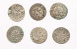 Germany-Pfalz Kurlinie 1 kreuzer Karl Philipp, 6pcs lot -