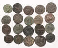 Roman Empire Antoninianus, Follis, Centenionalis, Maiorina 20 pcs lot of roman bronze coins -