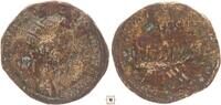 Roman Empire AE dupondius Marcus Aurelius, IMP VIII COS III / FELICITATI AVG P P, Galley to right -