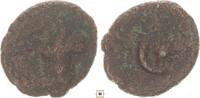 Kings of Parthia chalkon Phraates IV., Star above crescent -