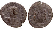 Roman Empire AE antoninianus Aurelianus, Rome -