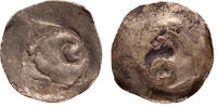 Austria pfennig Friedrich der schöne, Enns, Sphinx mit mütze -