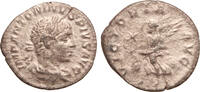 Roman Empire AR denarius Elagabalus, Victory -