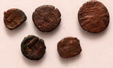 India copper coins SOLD AS SEEN, NO RETURNS ON LOT !!! -