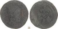 Roman Empire 1/2 follis Emperor seated on curule chair -