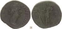 Roman Empire AE sestertius Anepigraphic reverse type! -