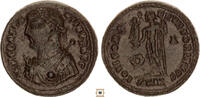 Roman Empire follis Constantine I., Bust in consular robe / Jupiter, Cyzicus -