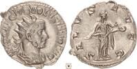 Roman Empire AR Antoninianus Volusian, SALVS AVGG, Salus standing -