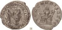 Roman Empire AR Antoninianus Volusian, CONCORDIA AVGG, Concordia seated -