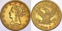 USA 10 Dollars 1900 Coronet Head stgl 1690,00 EUR  + 40,00 EUR frais d'envoi