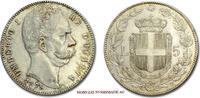 Kingdom of Italy / Königreich Italien 5 LIRE Humbert Ier -