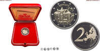 2 euro commemorative coin / 2 Euro Gedenkmünze 2025 Principality of Monaco / Fürstentum Monaco Grafschaft Carlades POLIERTE PLATTE