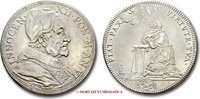 Papal States / Kirchenstaat / Italien-Kirchenstaat 1/2 PIASTRA INNOCENT XII -