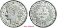 France / Frankreich 5 FRANCS Cérès Gouvernement de la Défense nationale -