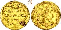 SCHWEIZ Z&Uuml;RICH, STADT 1/4 Dukat 1729 Gold. Selten. Vorz&uuml;glich 800,00 EUR  + 15,00 EUR frais d'envoi