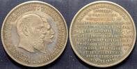 RUSSLAND Alexander III., 1881-1894 Silbermedaille "Deutsch-russischer Handelsver -