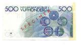 Belgien, 500 Francs (1980/81) SPECIMEN, SPL