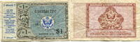 USA, 1 Dollar Militärgeld, -