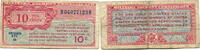 USA, 10 Cents Militärgeld, -