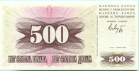 Bosnien Herzegovina, 500 Dinara -