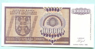 Bosnien Herzegovina, 100000 Dinara Banja Luka, -