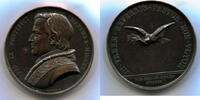 Vatikan, Br.Medaille Pius IX 1846-1876-auf seine Rückkehr nach Rom, -