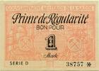 Saarland, 1 Mark Militärgouvernements Saar, -