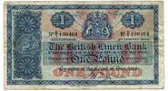 Schottland, 1 Pound The Bitisch linen Bank, -