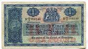 Schottland, 1 Pound The Bitisch Linen Bank, -