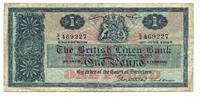 Schottland, 1 Pound The Bitisch Linen Bank, -