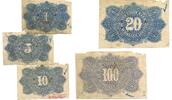 Schottland, 1-100 Pounds Test Prints of the reverse guilloches for 1-100 Pounds, -