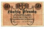Thüringen, Apolda, 50 Pfg. 15.3.1917 II-III
