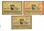 Niedersachsen, 25 Pfg. 50 Pfg. 75 Pfg. Vegesack, -