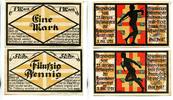 Hamburg, 50 Pfg. 1 Mk. Blankenese, -