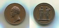 Sachsen Meiningen, Br.Medaille Bernhard Erich Freund 1821-1866, -