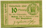 Posen 10 Pfg. Nakel, -