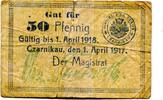 Posen 50 Pfg. Czarnikau, -