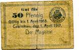 Posen 50 Pfg. Czarnikau, -
